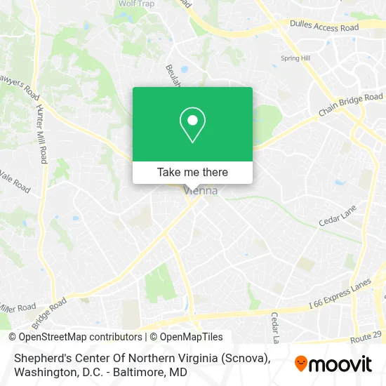 Shepherd's Center Of Northern Virginia (Scnova) map