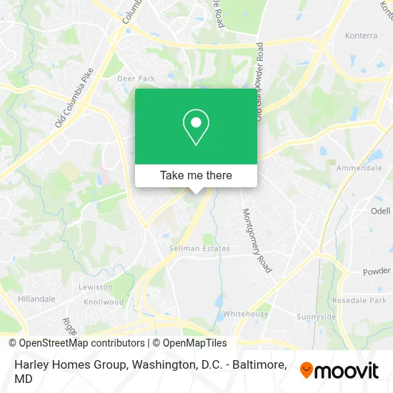 Harley Homes Group map