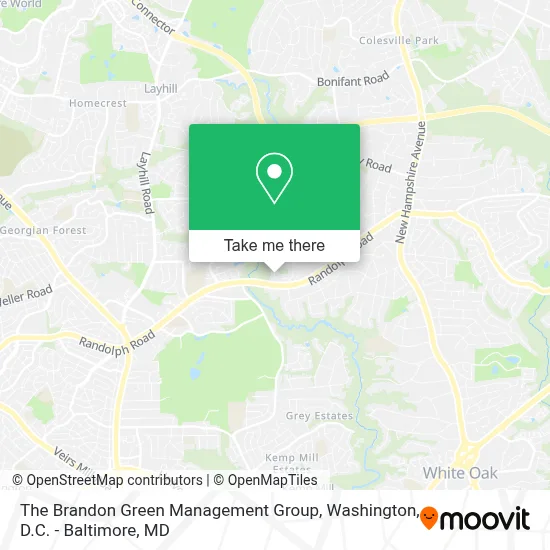 The Brandon Green Management Group map