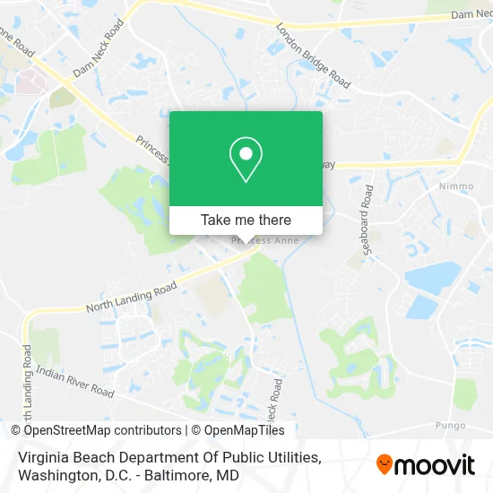 Virginia Beach Department Of Public Utilities map