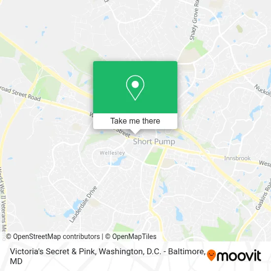 Victoria's Secret & Pink map