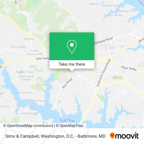 Sims & Campbell map
