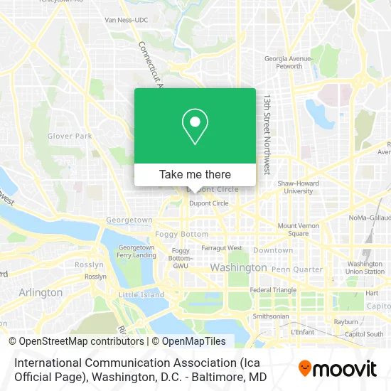 International Communication Association (Ica Official Page) map
