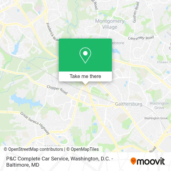 P&C Complete Car Service map