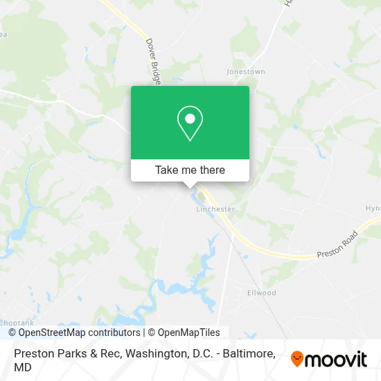 Preston Parks & Rec map