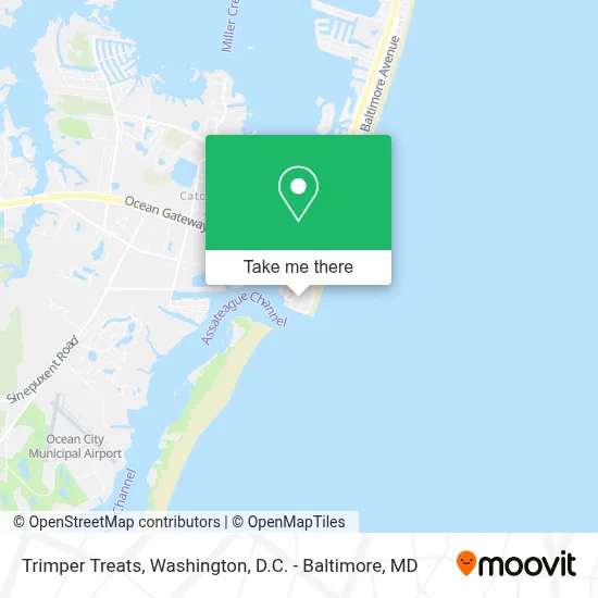 Trimper Treats map