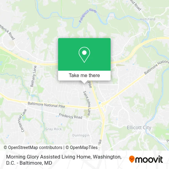 Morning Glory Assisted Living Home map