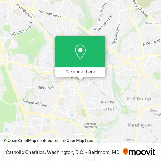 Catholic Charities map
