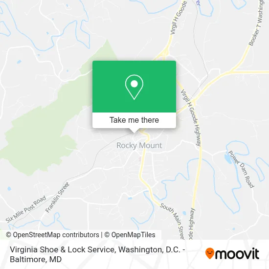 Virginia Shoe & Lock Service map