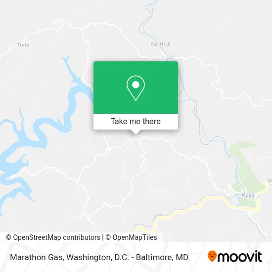 Marathon Gas map
