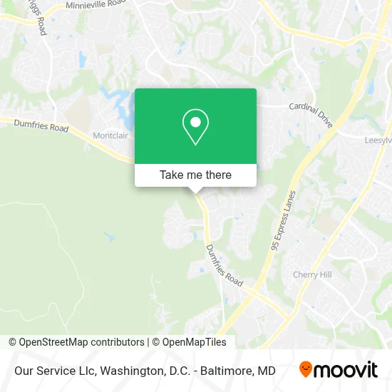 Our Service Llc map