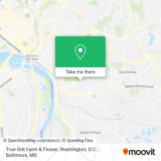 True Grit Farm & Flower map
