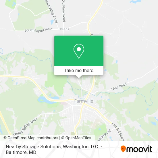 Nearby Storage Solutions map