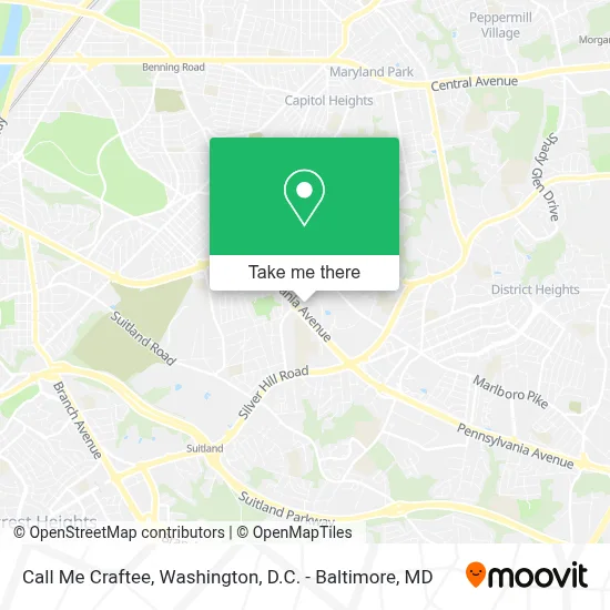 Call Me Craftee map