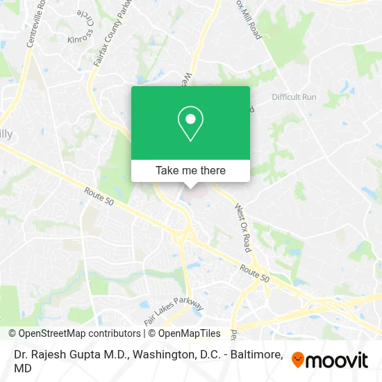 Dr. Rajesh Gupta M.D. map
