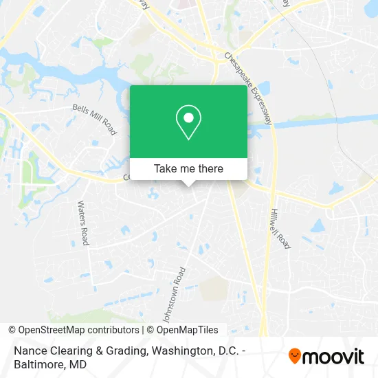 Nance Clearing & Grading map