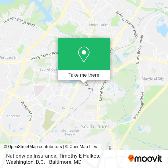 Nationwide Insurance: Timothy E Halkos map