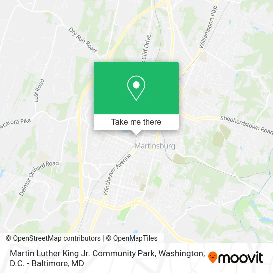 Martin Luther King Jr. Community Park map
