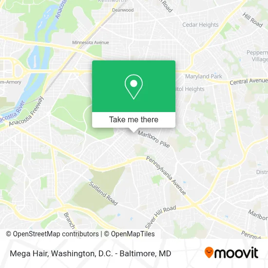 Mega Hair map