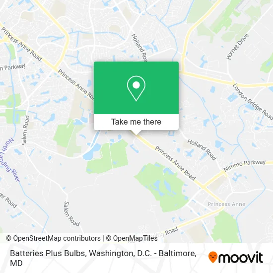 Batteries Plus Bulbs map