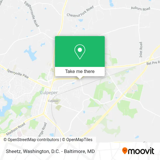 Sheetz map