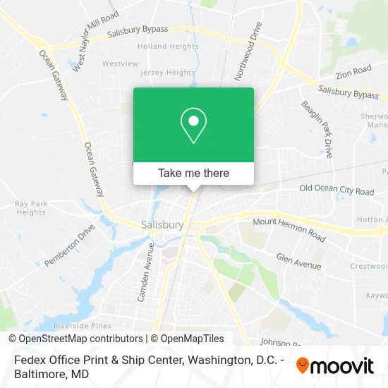 Fedex Office Print & Ship Center map