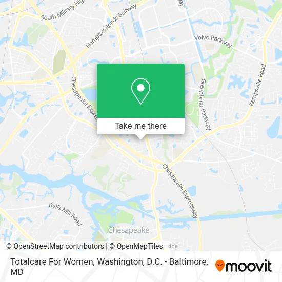 Totalcare For Women map
