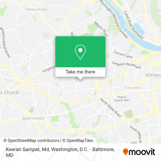Keeran Sampat, Md map
