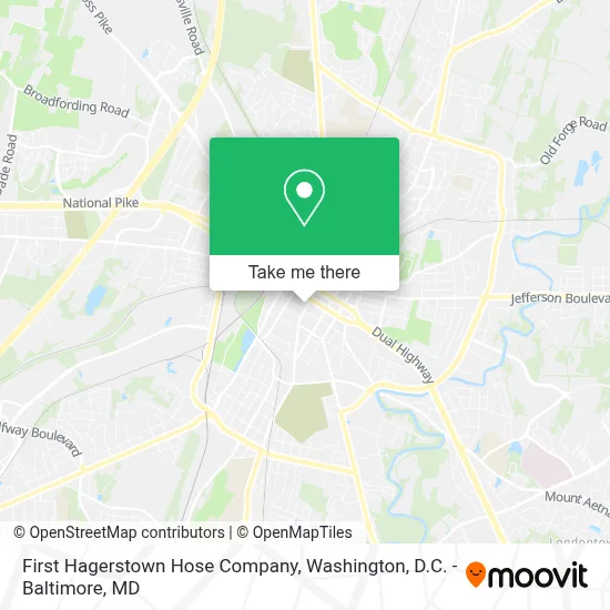 First Hagerstown Hose Company map