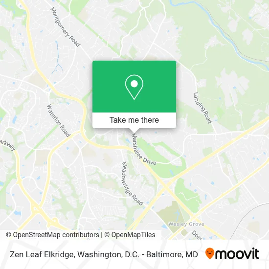Zen Leaf Elkridge map