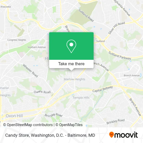 Candy Store map