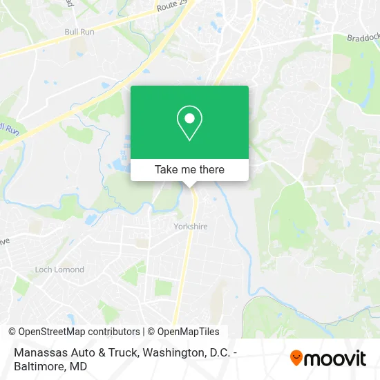 Manassas Auto & Truck map