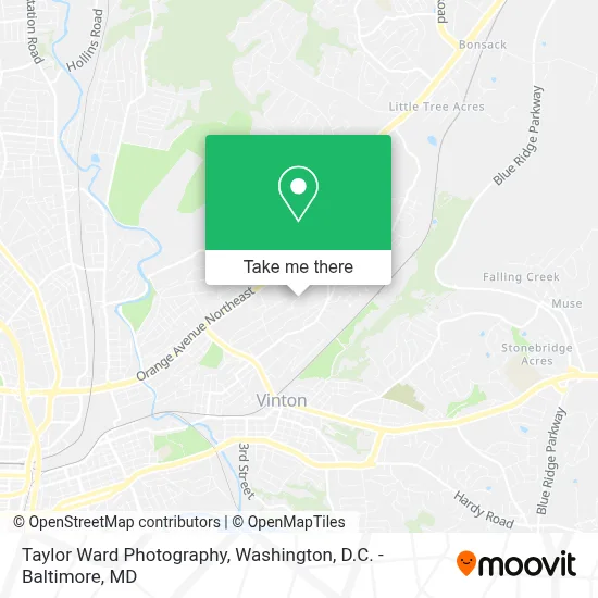 Taylor Ward Photography map