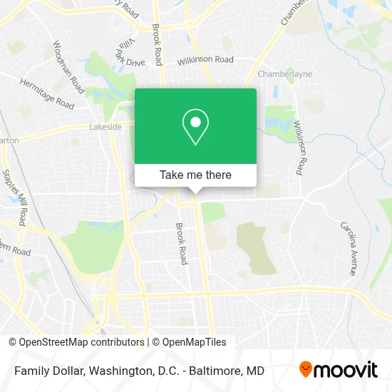 Family Dollar map