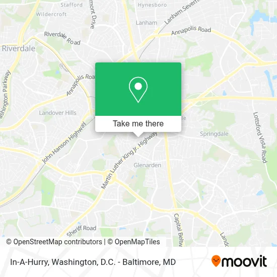 In-A-Hurry map