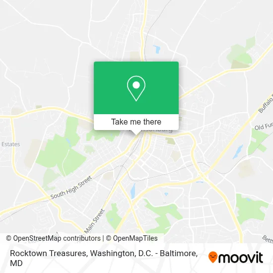 Rocktown Treasures map
