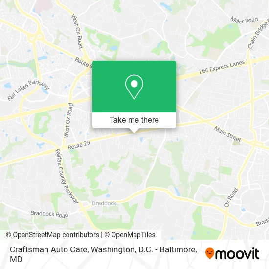 Craftsman Auto Care map