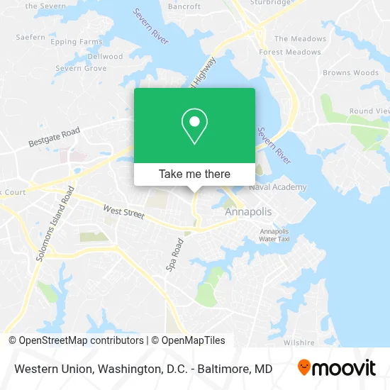 Western Union map