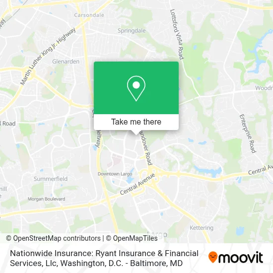 Nationwide Insurance: Ryant Insurance & Financial Services, Llc map