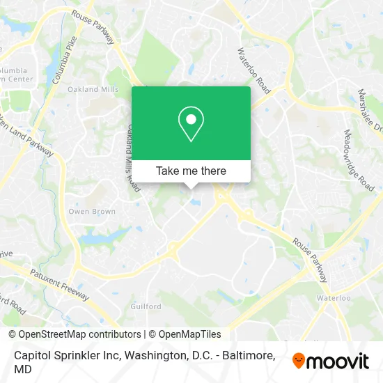 Capitol Sprinkler Inc map