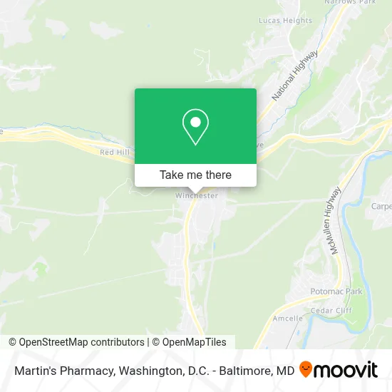 Martin's Pharmacy map