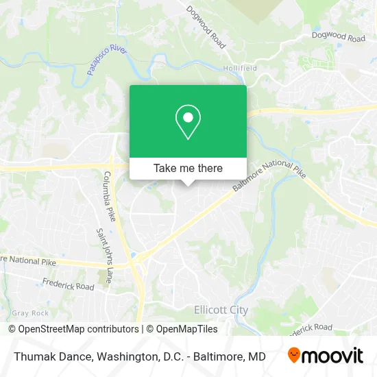 Thumak Dance map