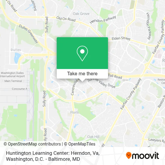 Huntington Learning Center: Herndon, Va map