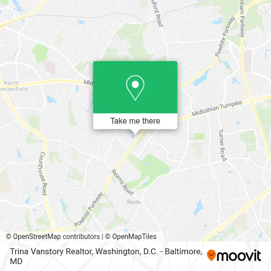 Trina Vanstory Realtor map