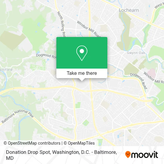 Donation Drop Spot map