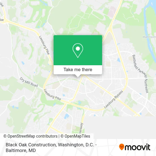 Black Oak Construction map