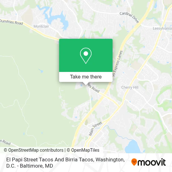 El Papi Street Tacos And Birria Tacos map