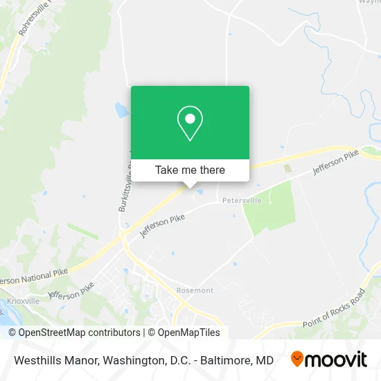 Westhills Manor map