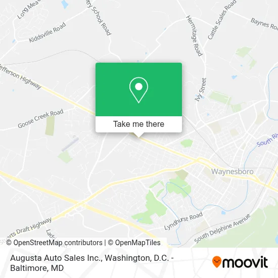 Augusta Auto Sales Inc. map