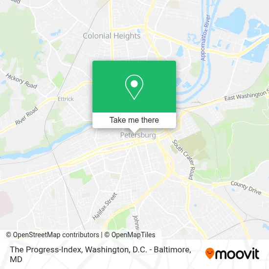 The Progress-Index map